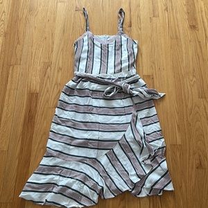 Red White Blue Striped Dress